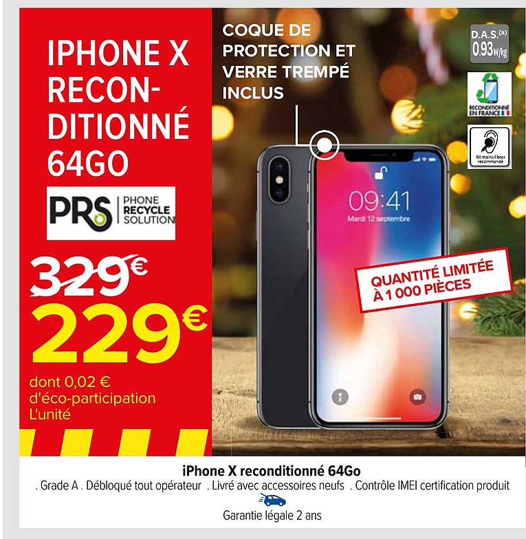 IPhone X Reconditionné 64 Go