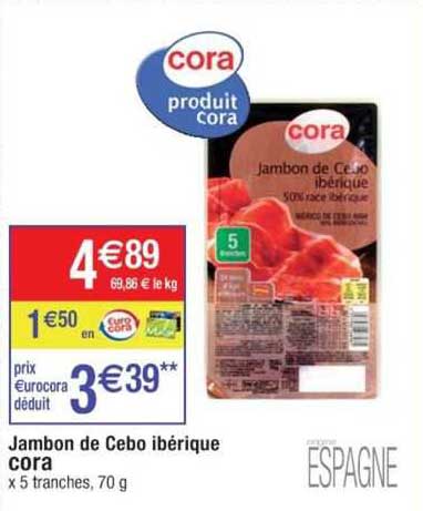Jambon De Cebo Ibérique Cora