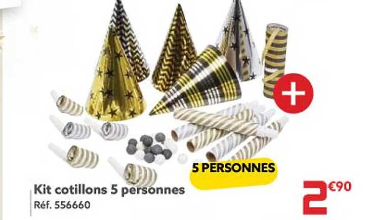 kit cotillons 5 personnes