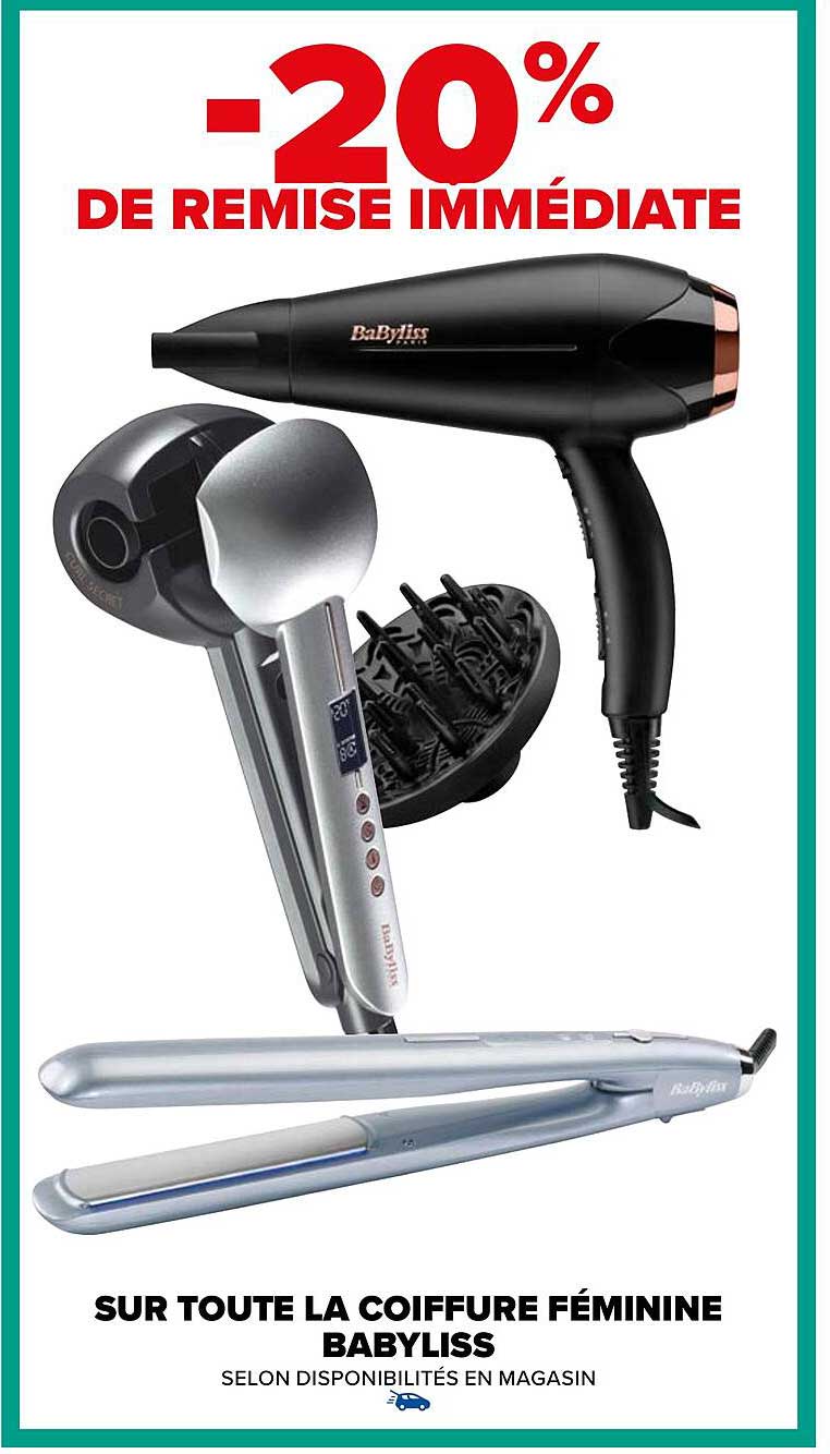 la coiffure féminine babyliss