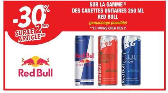 la gamme des canettes unitaires 250 ml red bull