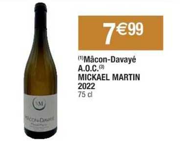 mâcon-davayé a.o.c. mickael martin 2022