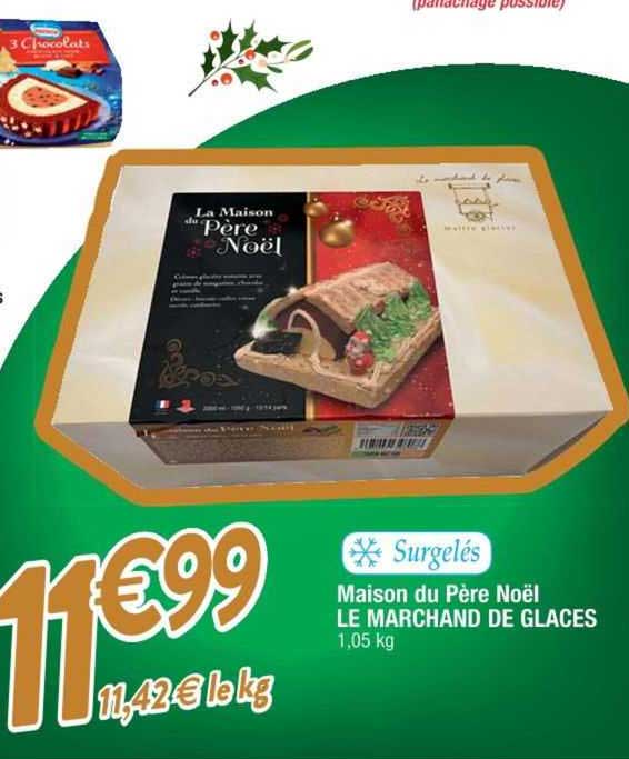 maison du père noël le marchand de glaces