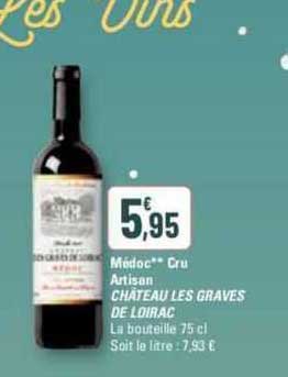 médoc** cru artisan château les graves de loirac
