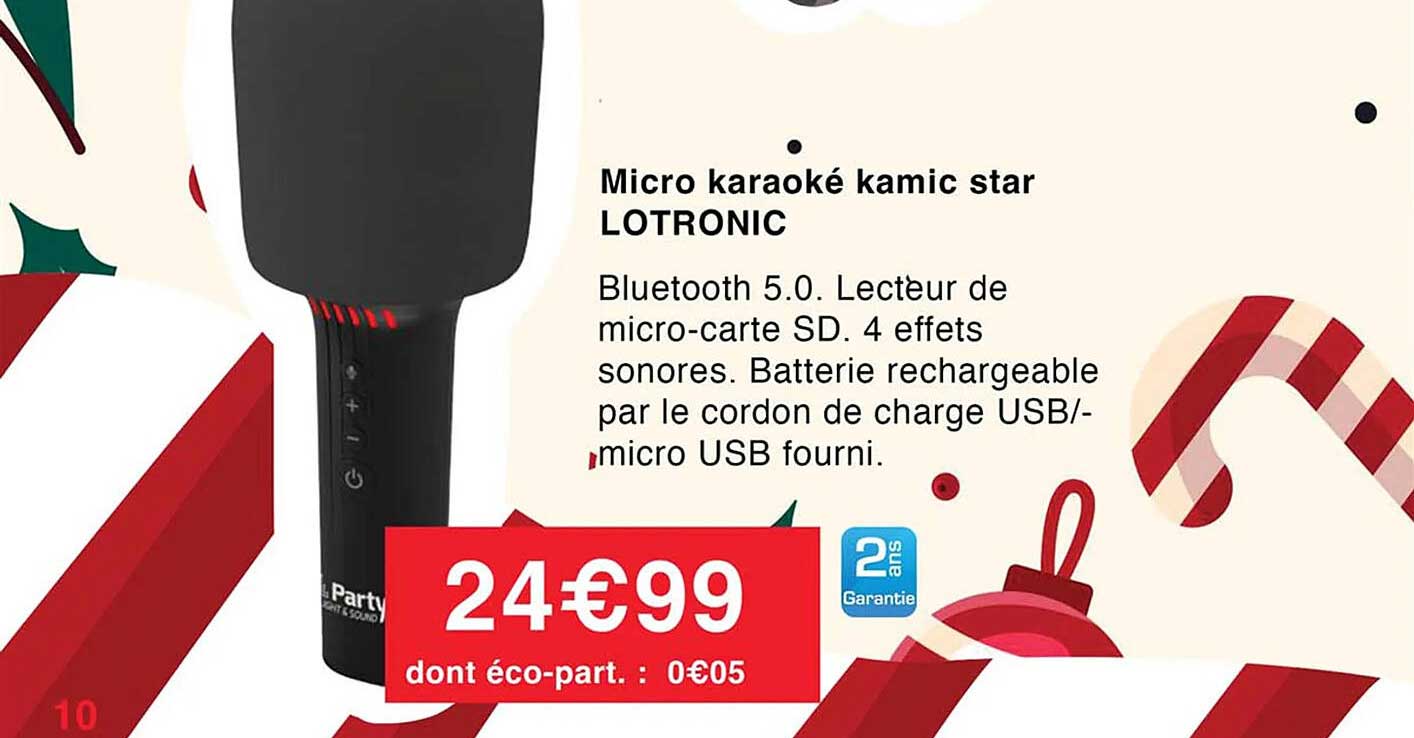micro karaoké kamic star lotronic