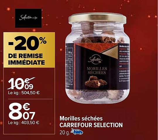 Morilles Séchées Carrefour Sélection
