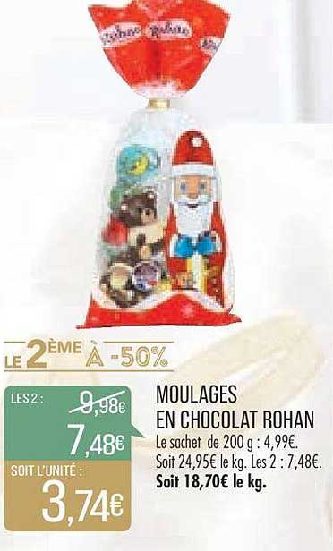 moulages en chocolat rohan