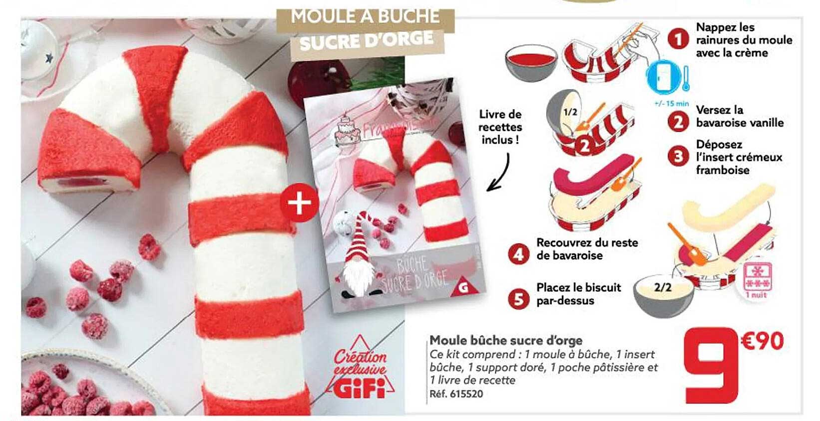 Moule Bûche Sucre D'orge