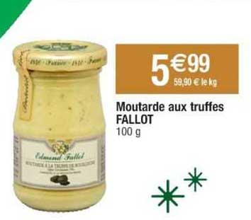 moutarde aux truffes fallot