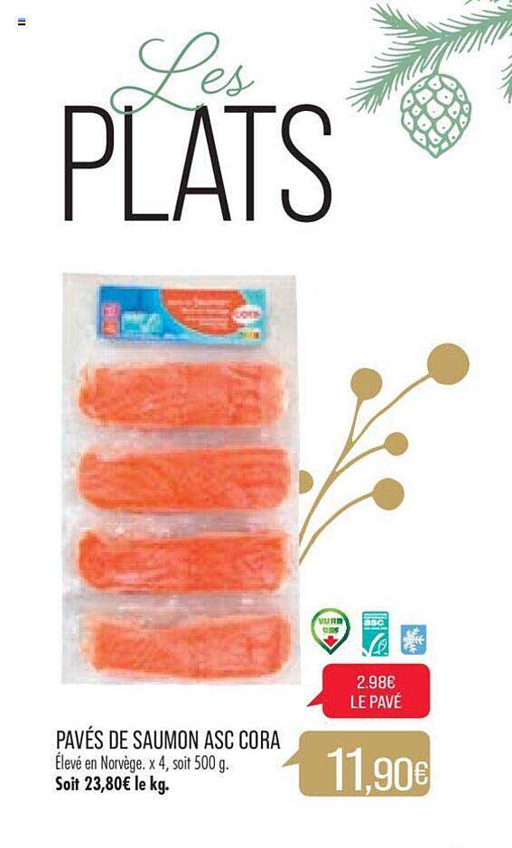Pavés De Saumon Esc Cora