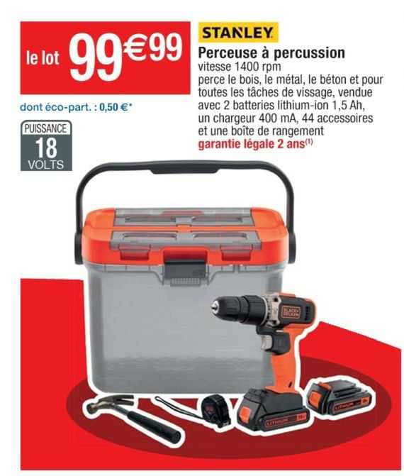 Perceuse à Percussion Stanley