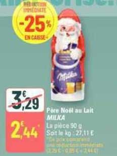 Père Noël Au Lait Milka
