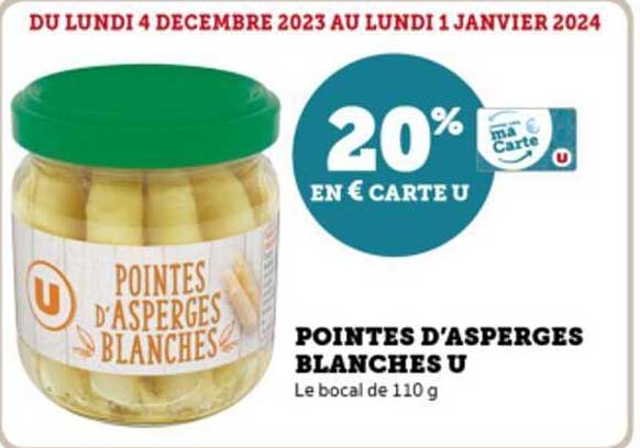 pointes d'asperges blanches u