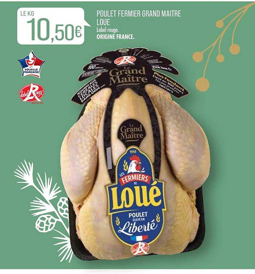 poulet fermier grand maître loué