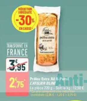 préfou extra ail & persil l'atelier blini
