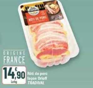 rôti de porc façon orloff tradival