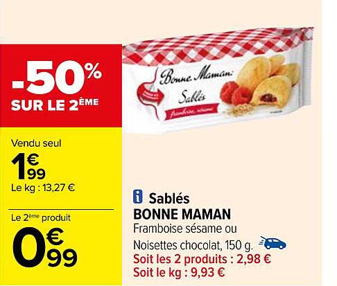 sablés bonne maman