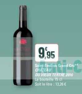 saint-émilion grand cru château du vieux tertre 2016