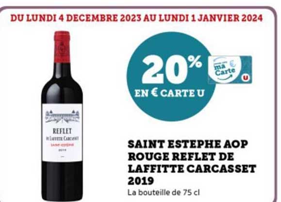 saint estèphe aop rouge reflet de laffitte carcasset 2019