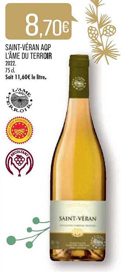 saint-véran aop l'âme du terroir 2022