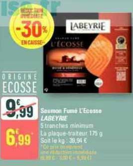 saumon fumé d'écosse labeyrie