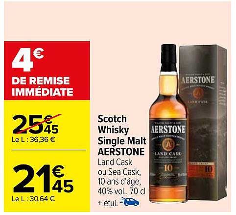 scotch whisky single malt aerstone