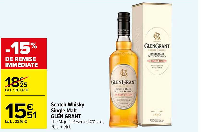 scotch whisky single malt glen grant