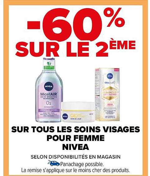 soins visages pour femme nivea