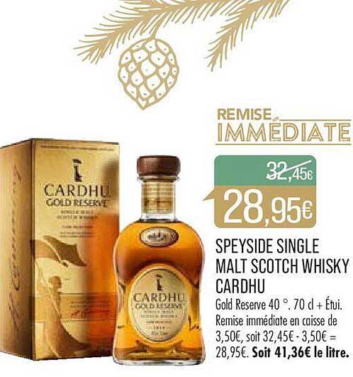 speyside single malt scotch whisky cardhu