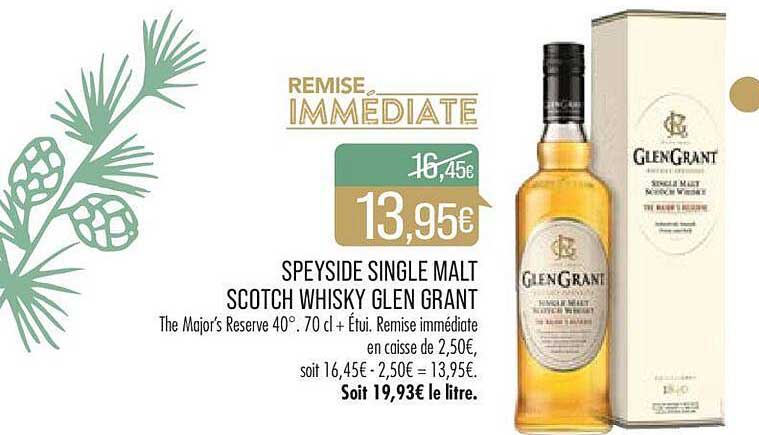 speyside single malt scotch whisky glen grant