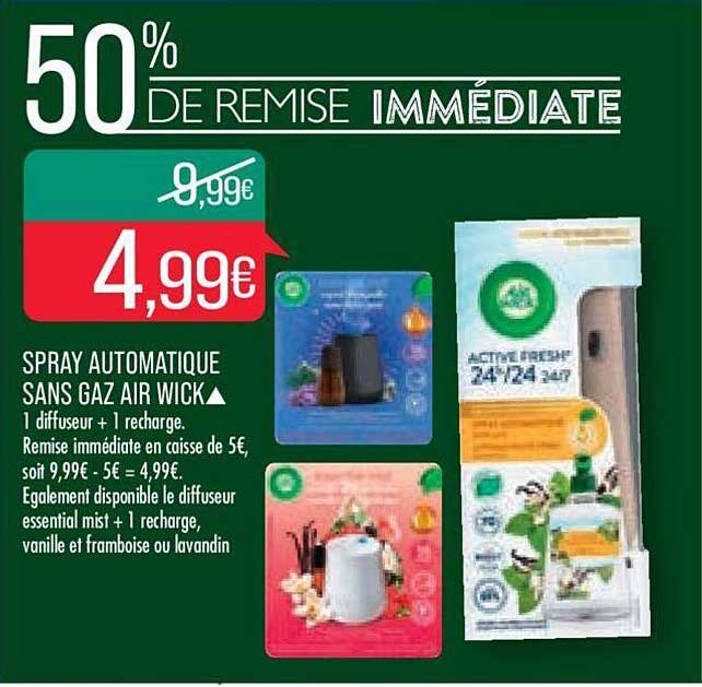 Spray Automatique Sans Gaz Air Wick