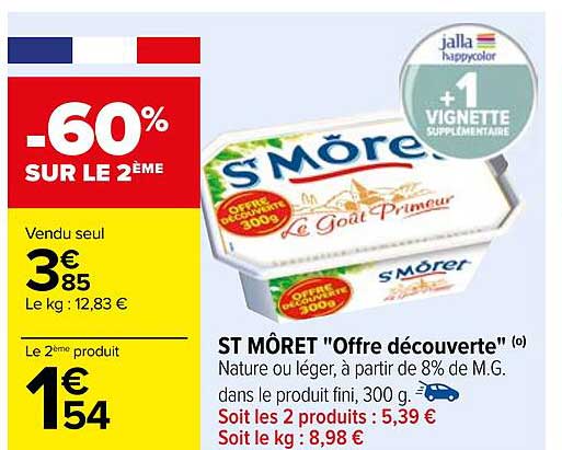 st môret "offre découverte"