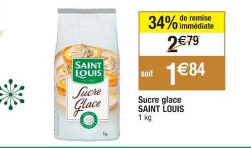 sucre glace saint louis