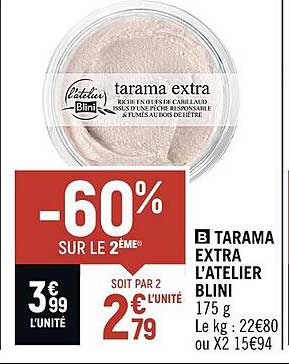 tarama extra l'atelier blini