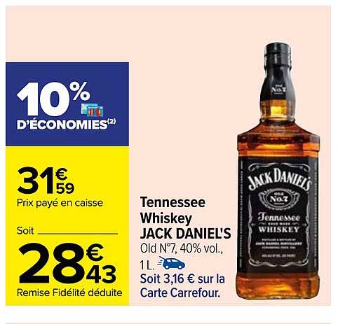 tennessee whiskey jack daniel's