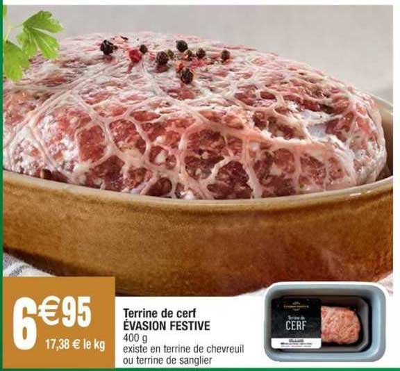 terrine de cerf évasion festive