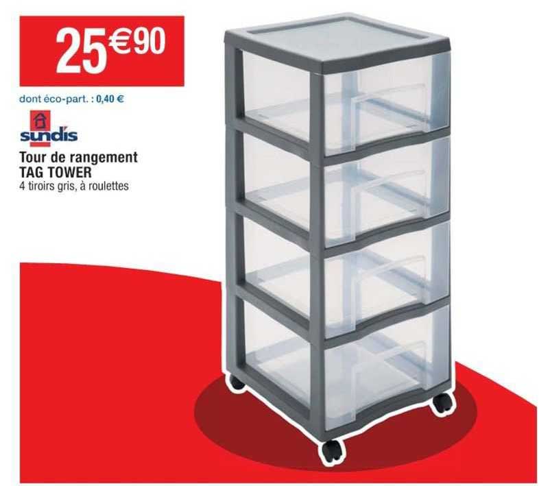tour de rangement tag tower sundis