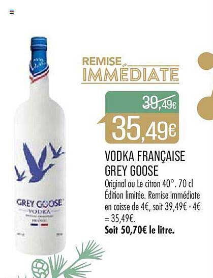 vodka française grey goose