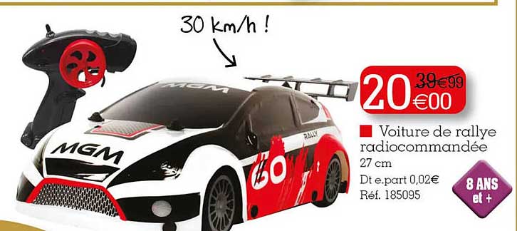 voiture de rallye radiocommandée