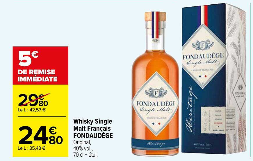 whisky single malt français fondaudège