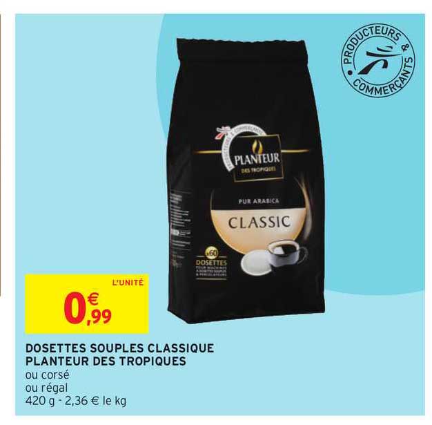 Dosettes Souples Classique Planteur Des Tropiques