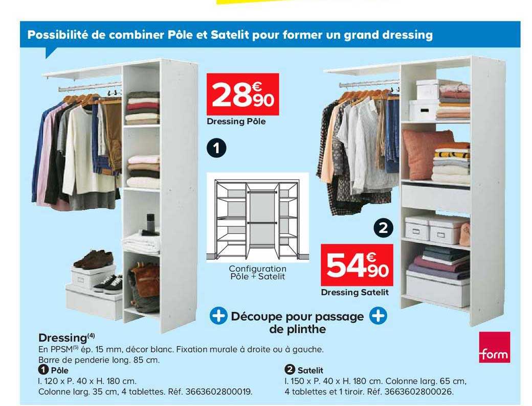 dressing pôle, dressing satelit