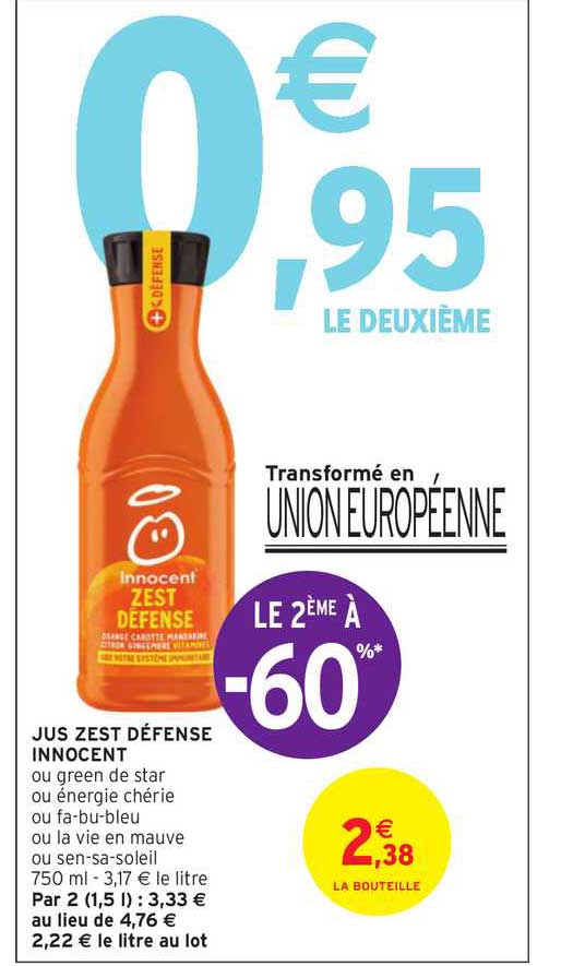 jus zest défense innocent