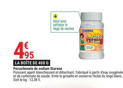 percarbonate de sodium starwax