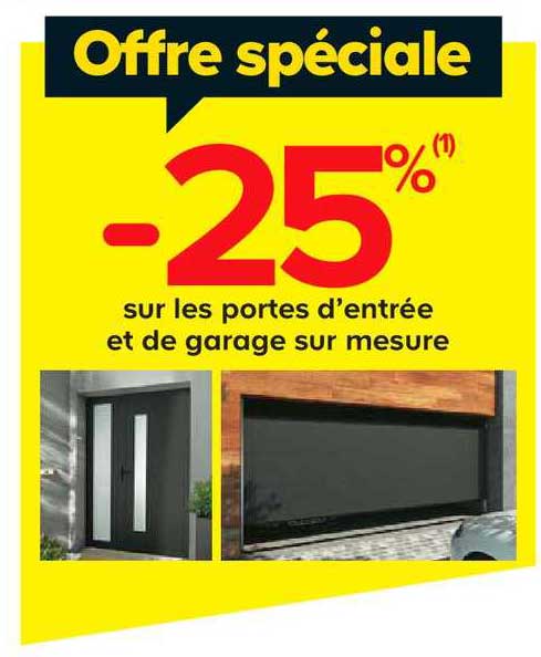 portes d'entrée et de garage sur mesure