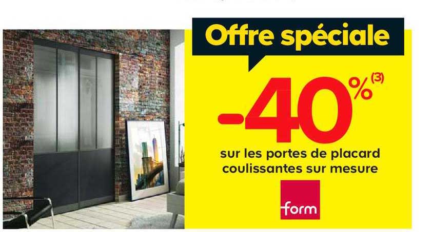 portes de placard coulissantes sur mesure form