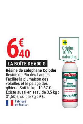 Résine De Colophane Coloder