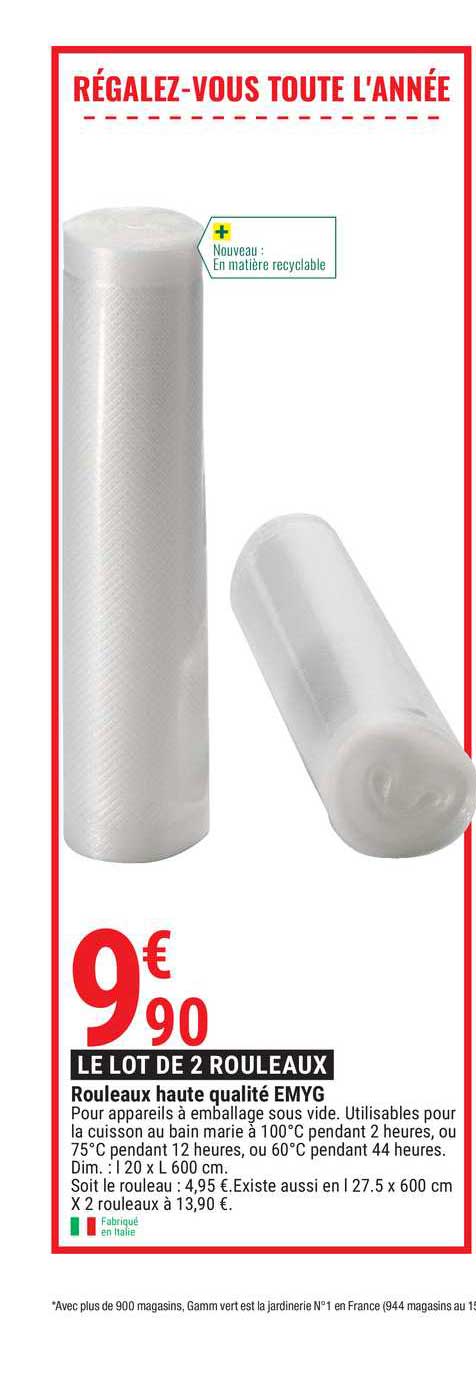 rouleaux haute qualité emyg