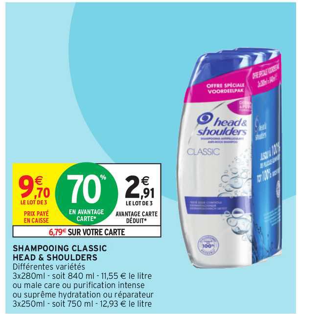 Shampooing Classic Head & Shoulders