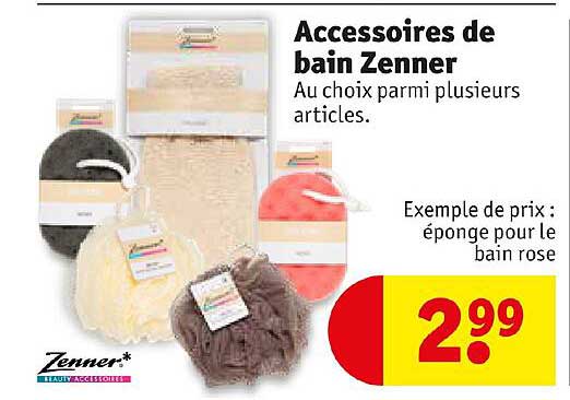 accessoires de bain zenner